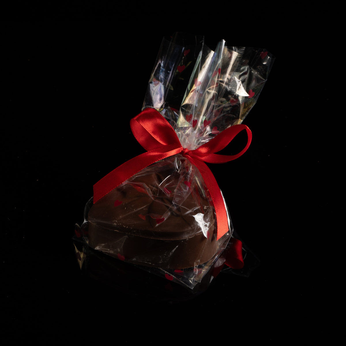 3pc. Solid Chocolate Heart Gift Box