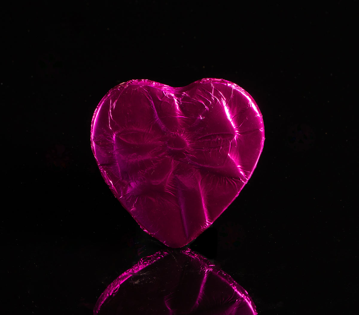 3pc. Solid Chocolate Heart Gift Box